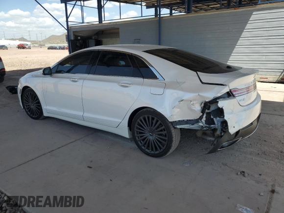 2018 Lincoln MKZ Reserve with VIN 3LN6L5E98JR621991, listed as a Copart auction lot 52792335 with 88,972 mi miles and Salvage title. Bid and sale history available at DreamBid. Image 2.