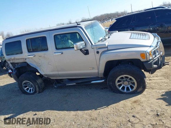 2007 Hummer H3 SUV with VIN 5GTDN13E878193390, listed as a IAAI auction lot 41878316 with 131,160 mi miles and . Bid and sale history available at DreamBid. Image 13.
