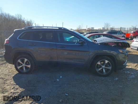 2019 Jeep Cherokee Limited with VIN 1C4PJLDB4KD327439, listed as a IAAI auction lot 41287922 with 42,968 mi miles and . Bid and sale history available at DreamBid. Image 13.