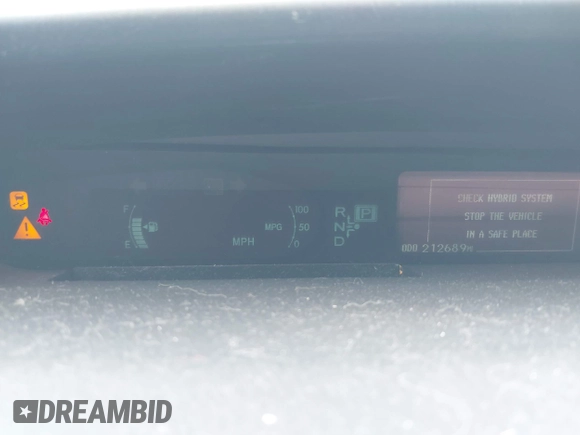 2012 Toyota Prius One with VIN JTDKN3DUXC1610785, listed as a IAAI auction lot 42651718 with 212,689 mi miles and . Bid and sale history available at DreamBid. Image 7.
