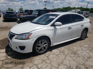 2014 Nissan Sentra SV with VIN 3N1AB7AP8EY268023, listed as a Copart auction lot 63249255 with 147,938 mi miles and Clean title. Bid and sale history available at DreamBid. Image 1.