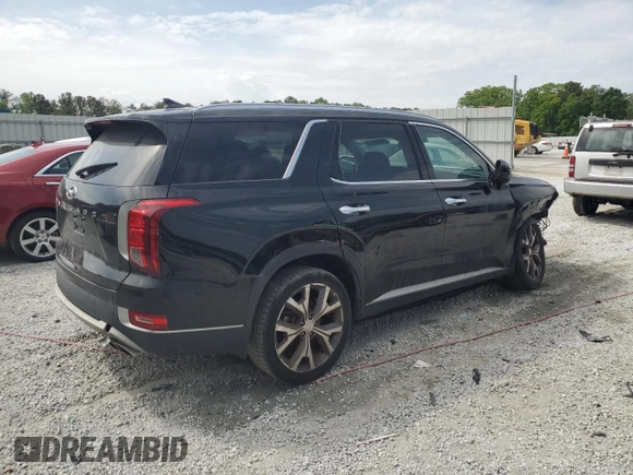 2022 Hyundai Palisade SEL z VIN KM8R44HE2NU418557, wystawiony jako Copart lot #54136245 z przebiegiem 93 800 mil mil oraz Czysty tytuł • Clean title. Historia ofert i sprzedaży dostępna na DreamBid. Obrazek 3.