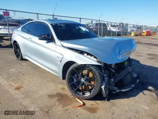 2015 BMW M4 with VIN WBS3R9C51FK331402, listed as a IAAI auction lot 41295340 with 1 mi miles. Bid and sale history available at carsss.com. Image 1.