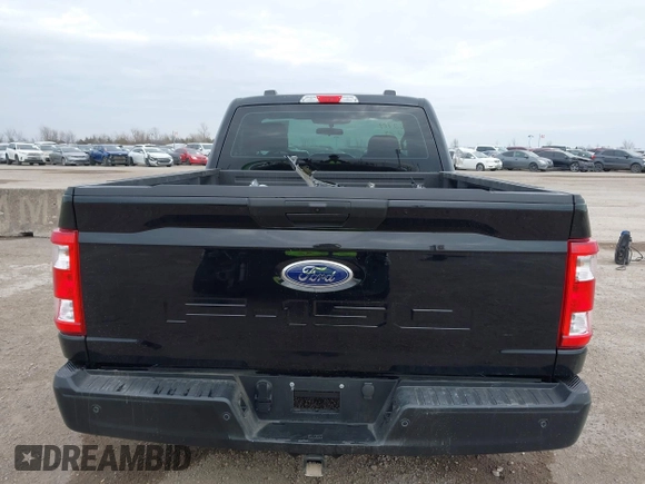 2023 Ford F-150 XL with VIN 1FTMF1C56PKF82536, listed as a IAAI auction lot 41453141 with 2,487 mi miles and . Bid and sale history available at carsss.com. Image 16.
