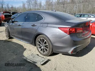 2018 Acura TLX Technology with VIN 19UUB2F56JA012371, listed as a Copart auction lot 46731045 with 76,569 mi miles and Salvage title. Bid and sale history available at DreamBid. Image 2.