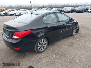 2017 Hyundai Accent SE with VIN KMHCT4AE3HU328826, listed as a IAAI auction lot 41863502 with 75,728 mi miles. Bid and sale history available at carsss.com. Image 4.