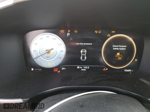 2022 Hyundai Santa Fe XRT z VIN 5NMS64AJ7NH480163, wystawiony jako Copart lot #46302545 z przebiegiem 92 685 mil mil oraz Szkoda całkowita • Salvage title. Historia ofert i sprzedaży dostępna na DreamBid. Obrazek 9.