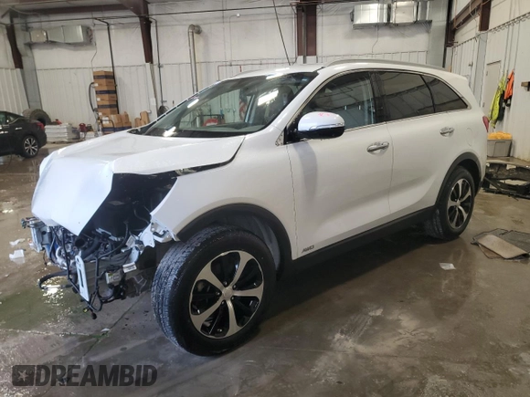 2016 Kia Sorento EX with VIN 5XYPHDA15GG145206, listed as a Copart auction lot 47444515 with 65,206 mi miles and Clean Title. Bid and sale history available at carsss.com. Image 1.