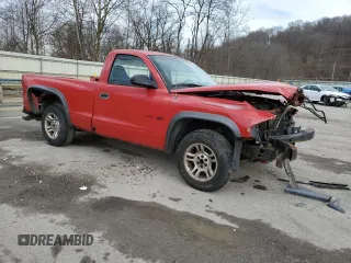 2002 Dodge Dakota with VIN 1B7FL16X92S669659, listed as a Copart auction lot 86835994 with 134,893 mi miles and Salvage Title. Bid and sale history available at carsss.com. Image 4.