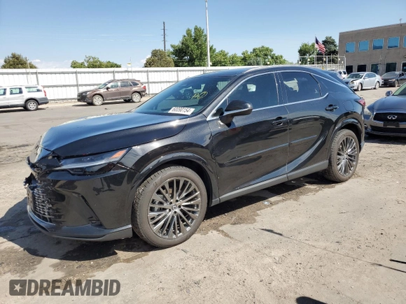 2023 Lexus RX with VIN 2T2BAMCA0PC019032, listed as a Copart auction lot 60090154 with 20,225 mi miles and Salvage Title. Bid and sale history available at carsss.com. Image 1.