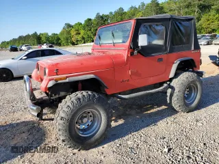 1989 Jeep Wrangler z VIN 2J4FY29T5KJ121524, wystawiony jako Copart lot #51924145 z przebiegiem Nie podano mil oraz Czysty tytuł • Clean title. Historia ofert i sprzedaży dostępna na DreamBid. Obrazek 1.