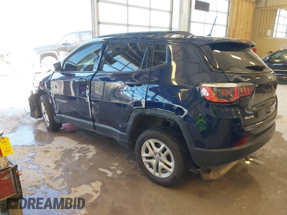2018 Jeep Compass Sport с VIN 3C4NJDAB9JT266907, выставлен на аукционе IAAI как лот 41669562 с пробегом 102 831 миль миль и . История ставок и продаж доступна на DreamBid. Изображение 3.