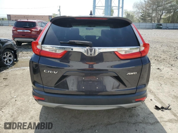 2017 Honda CR-V EX with VIN 2HKRW2H51HH616578, listed as a Copart auction lot 55358265 with 186,387 mi miles and Clean Title. Bid and sale history available at carsss.com. Image 6.