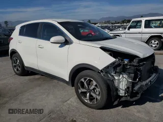 2021 Kia Sportage LX with VIN KNDPM3AC0M7874889, listed as a Copart auction lot 50266895 with 95,470 mi miles and Salvage Title. Bid and sale history available at DreamBid. Image 4.
