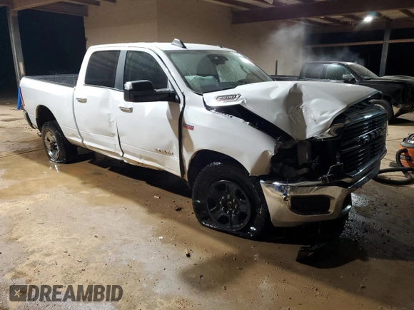 2019 Ram 2500 Big Horn with VIN 3C6UR5DJ6KG684520, listed as a Copart auction lot 87304884 with 0 mi miles and Salvage Title. Bid and sale history available at carsss.com. Image 4.
