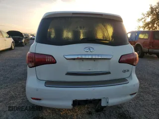 2012 Infiniti QX56 8-passenger with VIN JN8AZ2NC5C9317348, listed as a Copart auction lot 80079664 with 122,457 mi miles and Non Repairable. Bid and sale history available at carsss.com. Image 6.