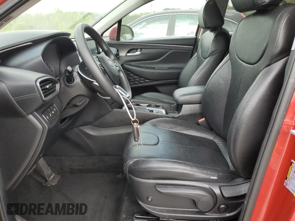 2019 Hyundai Santa Fe SE with VIN 5NMS23AD9KH096865, listed as a Copart auction lot 51138455 with 89,186 mi miles and Salvage Title. Bid and sale history available at carsss.com. Image 7.
