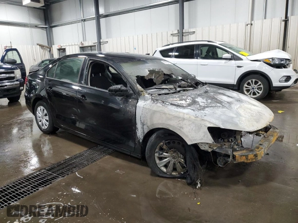 2012 Volkswagen Jetta S with VIN 3VW2K7AJ1CM307632, listed as a Copart auction lot 59764895 with Not provided miles and Non repairable. Bid and sale history available at DreamBid. Image 4.