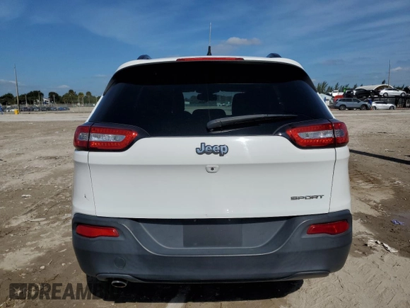2016 Jeep Cherokee Altitude with VIN 1C4PJLAB4GW284057, listed as a Copart auction lot 55255305 with Not Provided miles and Non Repairable. Bid and sale history available at DreamBid. Image 6.