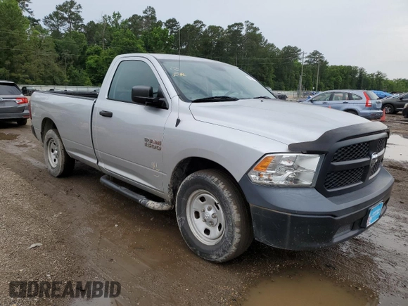 2016 Ram 1500 Tradesman with VIN 3C6JR6DG7GG206403, listed as a Copart auction lot 58062785 with 162,668 mi miles and Salvage title. Bid and sale history available at DreamBid. Image 4.