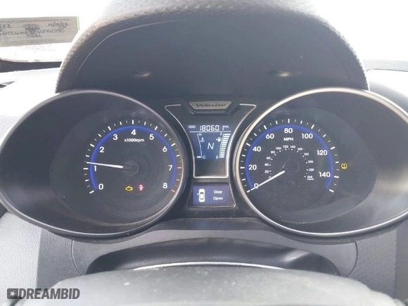 2015 Hyundai Veloster Turbo with VIN KMHTC6AE5FU240790, listed as a IAAI auction lot 41497795 with 180,601 mi miles. Bid and sale history available at carsss.com. Image 7.
