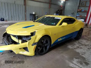 2017 Chevrolet Camaro 2SS z VIN 1G1FH1R78H0104121, wystawiony jako Copart lot #58800145 z przebiegiem 49 204 mil mil oraz Szkoda całkowita • Salvage title. Historia ofert i sprzedaży dostępna na DreamBid. Obrazek 1.