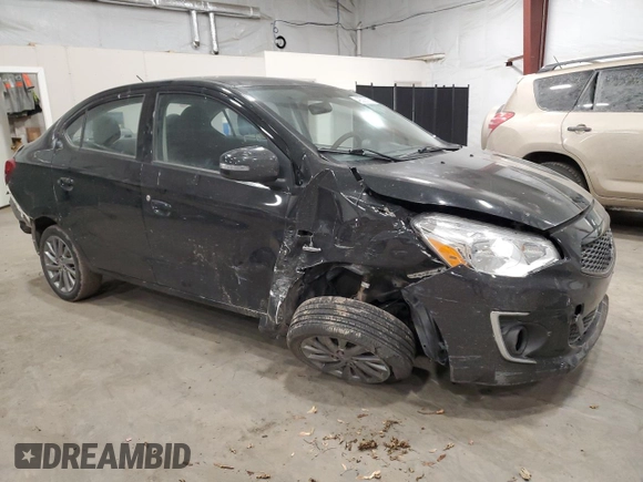 2020 Mitsubishi Mirage G4 SE with VIN ML32F4FJ1LHF13204, listed as a Copart auction lot 48300315 with 34,867 mi miles and Salvage Title. Bid and sale history available at carsss.com. Image 4.