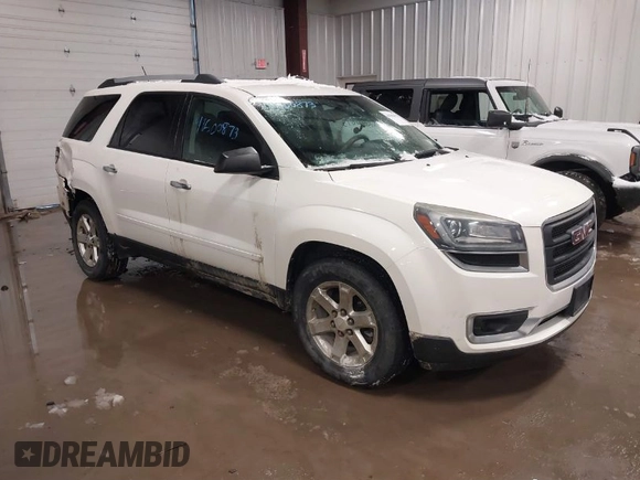 2015 GMC Acadia SLE with VIN 1GKKVNED6FJ178862, listed as a IAAI auction lot 41957575 with 151,377 mi miles and . Bid and sale history available at DreamBid. Image 1.