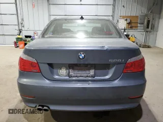 2010 BMW 5 Series 528i xDrive with VIN WBANV1C51AC443436, listed as a Copart auction lot 87717345 with 212,794 mi miles and Salvage Title. Bid and sale history available at carsss.com. Image 6.