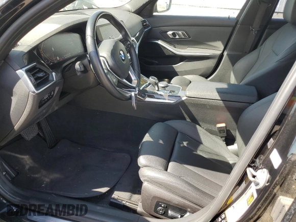 2020 BMW 3 Series 330i xDrive with VIN 3MW5R7J02L8B22949, listed as a Copart auction lot 52635115 with 53,398 mi miles and Clean Title. Bid and sale history available at carsss.com. Image 7.