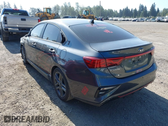2021 Kia Forte GT-Line with VIN 3KPF34AD2ME418132, listed as a IAAI auction lot 42736894 with 58,901 mi miles and . Bid and sale history available at DreamBid. Image 3.