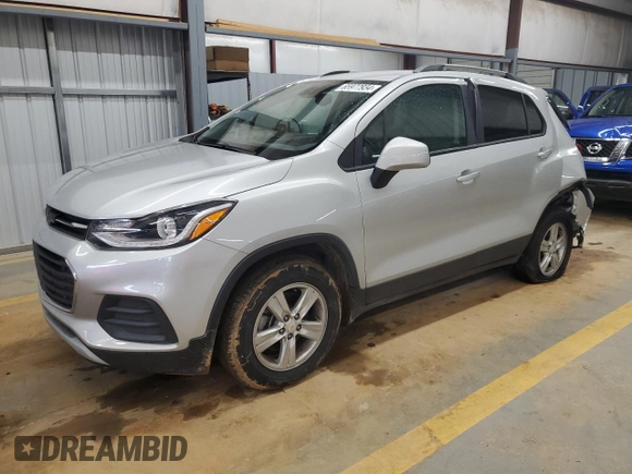 2021 Chevrolet Trax LT with VIN KL7CJPSB8MB331871, listed as a Copart auction lot 65977934 with 69,316 mi miles and Salvage Title. Bid and sale history available at carsss.com. Image 1.