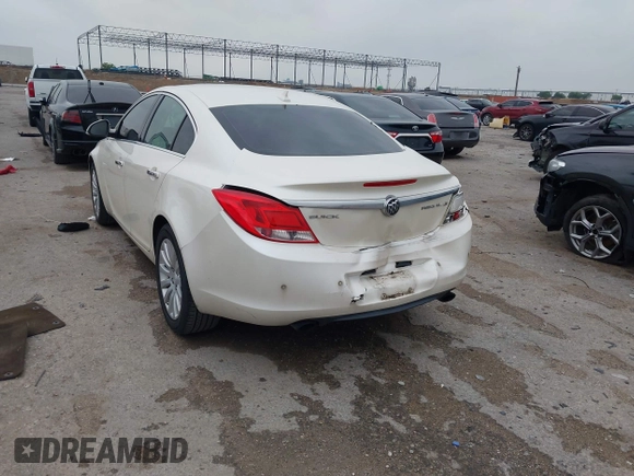2013 Buick Regal Turbo Premium 1 z VIN 2G4GS5EV2D9220208, wystawiony jako IAAI lot #42281281 z przebiegiem 157 452 mil mil oraz . Historia ofert i sprzedaży dostępna na DreamBid. Obrazek 3.