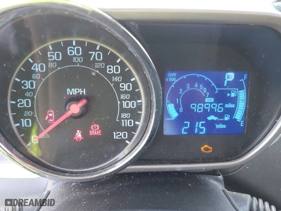 2014 Chevrolet Spark LT with VIN KL8CD6S91EC551097, listed as a IAAI auction lot 41975175 with 98,996 mi miles. Bid and sale history available at carsss.com. Image 7.