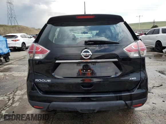 2015 Nissan Rogue SL with VIN 5N1AT2MV5FC823037, listed as a Copart auction lot 54555565 with 133,015 mi miles and Salvage Title. Bid and sale history available at DreamBid. Image 6.