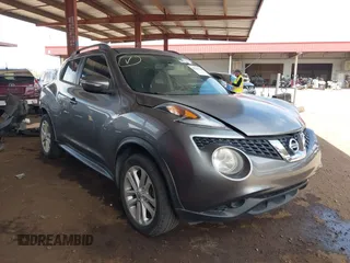 2015 Nissan Juke SV with VIN JN8AF5MRXFT510022, listed as a IAAI auction lot 42349428 with 101,556 mi miles and . Bid and sale history available at DreamBid. Image 1.