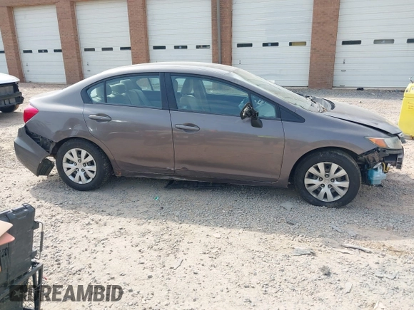 2012 Honda Civic LX with VIN 2HGFB2F57CH528266, listed as a IAAI auction lot 42094846 with 120,244 mi miles and . Bid and sale history available at DreamBid. Image 13.