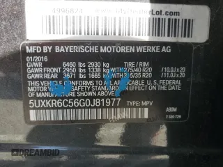 2016 BMW X5 xDrive50i z VIN 5UXKR6C56G0J81977, wystawiony jako Copart lot #57312915 z przebiegiem 104 688 mil mil oraz Czysty tytuł • Clean title. Historia ofert i sprzedaży dostępna na DreamBid. Obrazek 12.