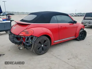 2015 Volkswagen Beetle R-Line z VIN 3VW7T7AT5FM815840, wystawiony jako Copart lot #57490285 z przebiegiem 40 153 mil mil oraz Szkoda całkowita • Salvage title. Historia ofert i sprzedaży dostępna na DreamBid. Obrazek 3.