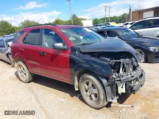 2009 Kia Sorento LX with VIN KNDJD735995867602, listed as a IAAI auction lot 39432833 with 115,147 mi miles. Bid and sale history available at carsss.com. Image 1.