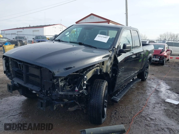 2021 Ram 1500 Classic Warlock with VIN 1C6RR7GG3MS562307, listed as a IAAI auction lot 41523089 with 41,226 mi miles. Bid and sale history available at carsss.com. Image 18.