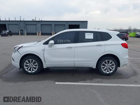 2017 Buick Envision Essence with VIN LRBFXBSA8HD091318, listed as a IAAI auction lot 41983170 with 104,910 mi miles and . Bid and sale history available at carsss.com. Image 14.