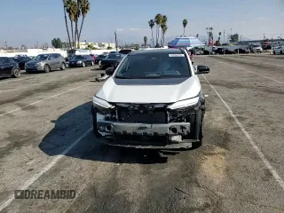 2024 Toyota bZ4X XLE with VIN JTMABACA6RA065029, listed as a Copart auction lot 43008655 with 15,489 mi miles and Salvage Title. Bid and sale history available at DreamBid. Image 12.