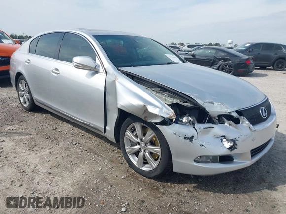 2011 Lexus GS 350 with VIN JTHCE1KS7B0028947, listed as a IAAI auction lot 41844606 with 176,509 mi miles. Bid and sale history available at carsss.com. Image 1.