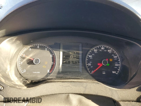 2013 Volkswagen Jetta S with VIN 3VW2K7AJ8DM281239, listed as a Copart auction lot 73395484 with 133,333 mi miles and Salvage title. Bid and sale history available at DreamBid. Image 9.