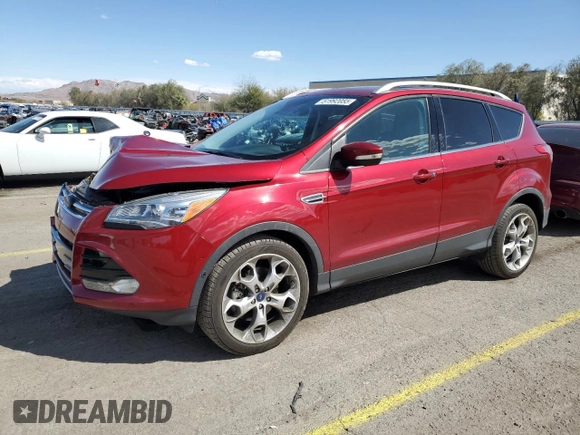 2015 Ford Escape Titanium with VIN 1FMCU0J99FUB88058, listed as a Copart auction lot 51992055 with 44,409 mi miles and Salvage Title. Bid and sale history available at carsss.com. Image 1.