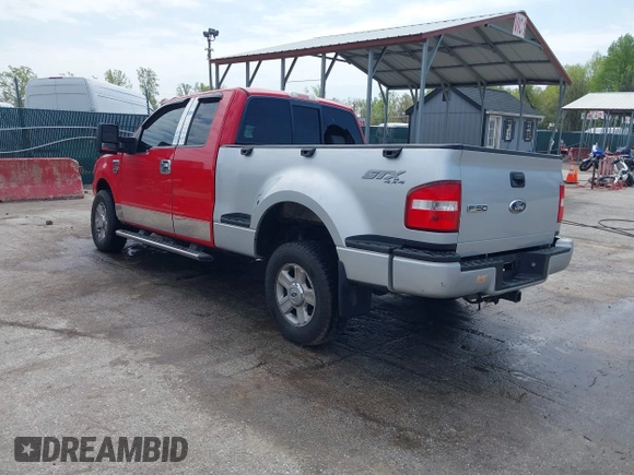 2008 Ford F-150 XLT with VIN 1FTPX14588FA31947, listed as a IAAI auction lot 42016845 with 129,723 mi miles. Bid and sale history available at carsss.com. Image 3.