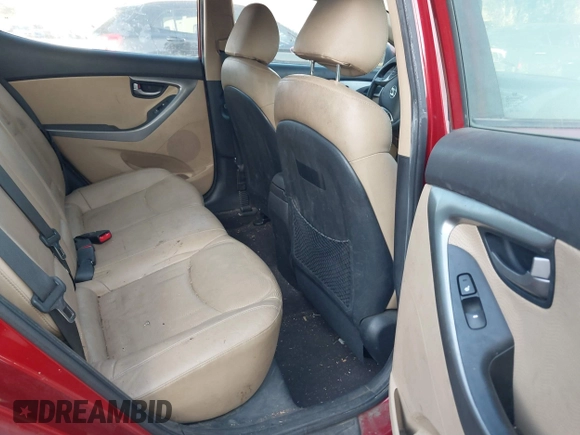 2012 Hyundai Elantra Limited with VIN KMHDH4AE2CU193594, listed as a IAAI auction lot 41556903 with 300,212 mi miles. Bid and sale history available at carsss.com. Image 8.