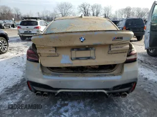 2021 BMW M5 with VIN WBS83CH06MCG88652, listed as a Copart auction lot 86330974 with 0 mi miles and Salvage Title. Bid and sale history available at carsss.com. Image 6.