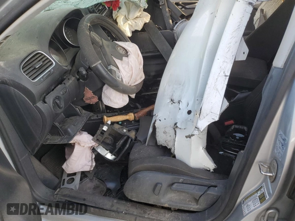 2013 Volkswagen Golf TDI with VIN WVWDM7AJ5DW131482, listed as a Copart auction lot 46535845 with 154,904 mi miles and Salvage title. Bid and sale history available at DreamBid. Image 7.